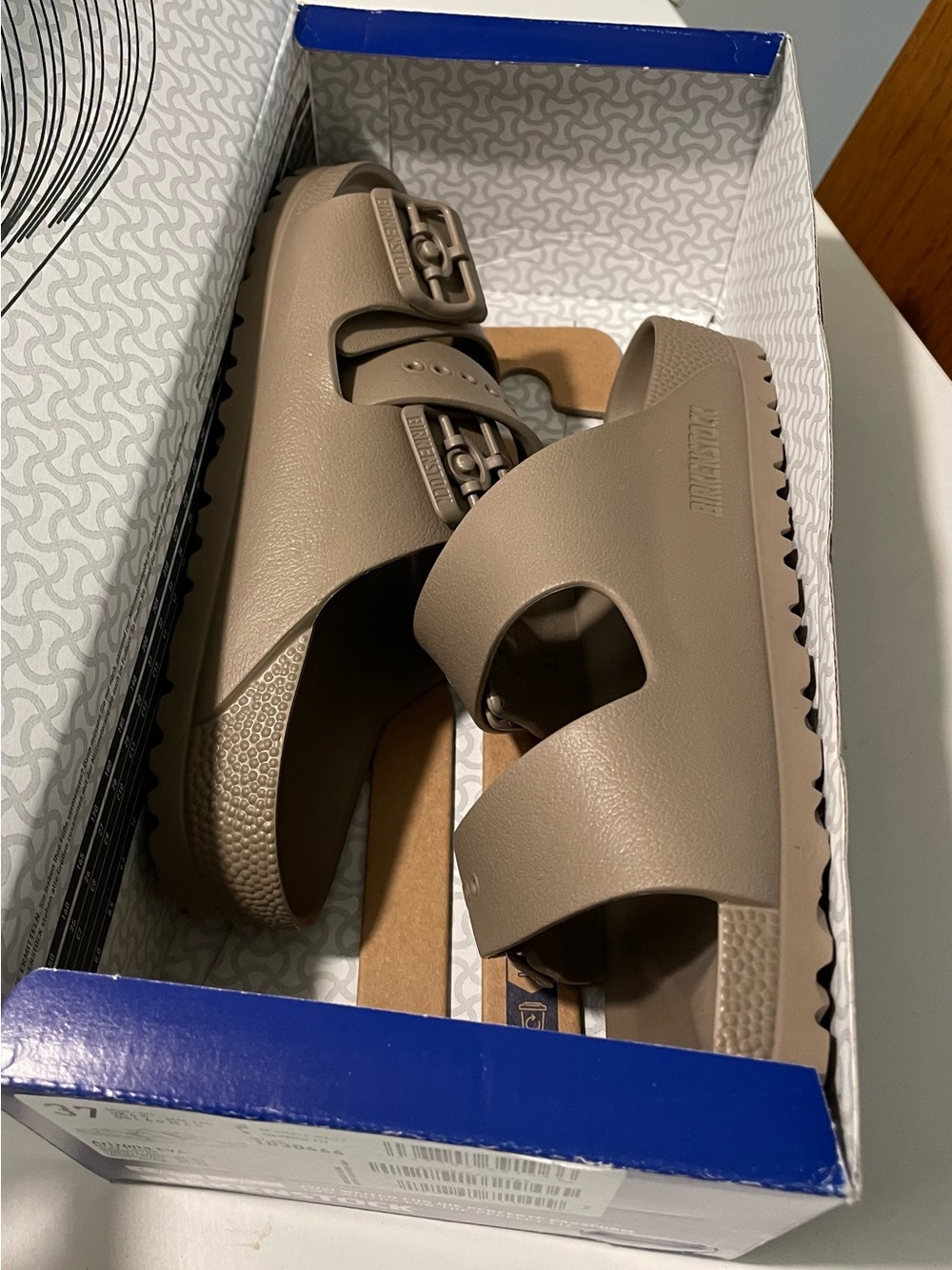 Birkenstock Taupe EVA Arizona Sandal, 37 - Picture 2 of 5